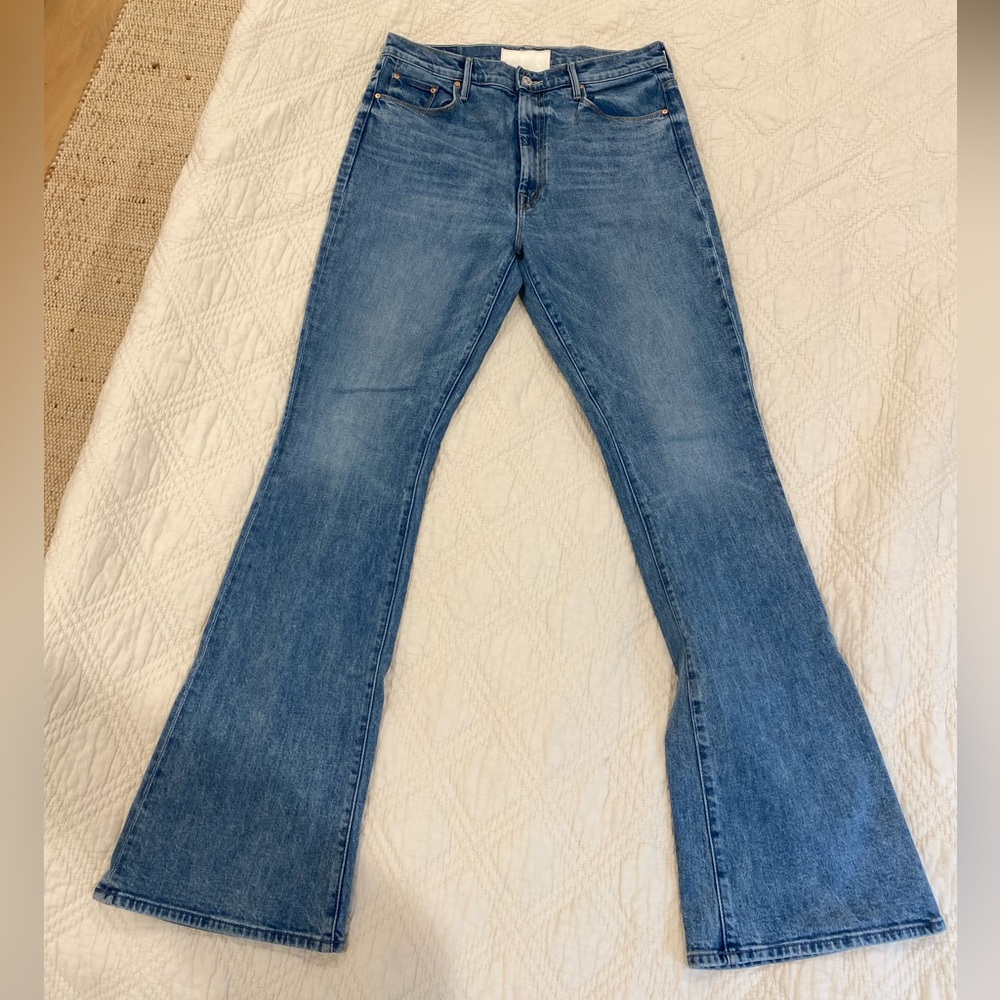 Mother High Waisted Weekender Flared Jeans